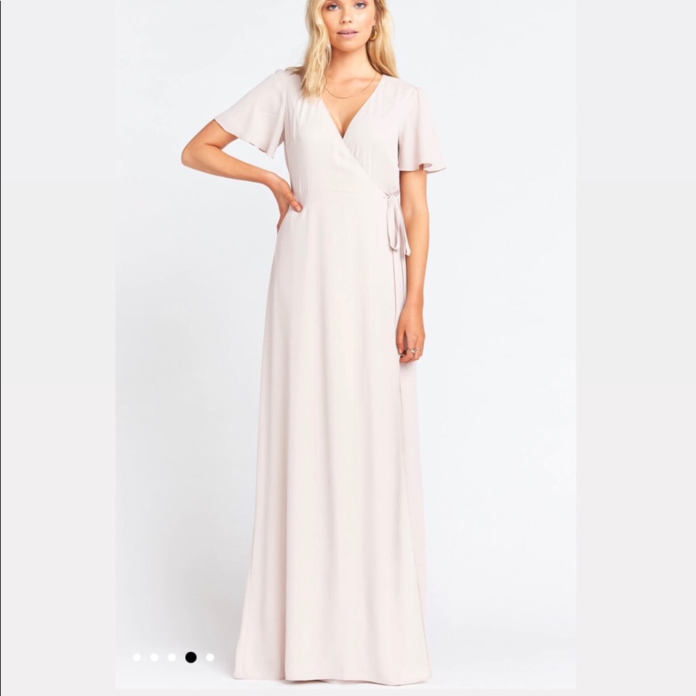 Dusty Pink Bridesmaid Dress